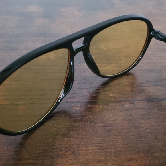 BP Yellow Aviator Sunglasses - Picture 6 of 6